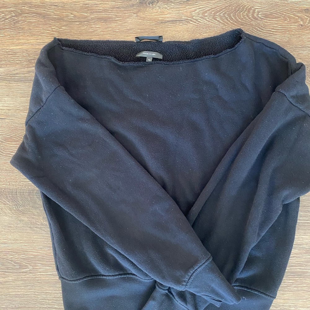 Carbon38 Off-Shoulder Black Sweater - Picture 3 of 3